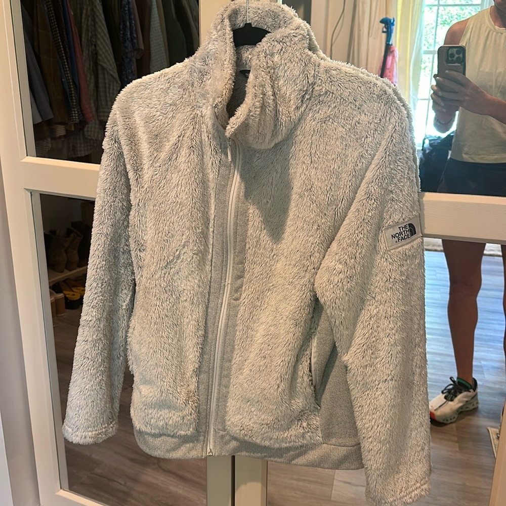 The North Face super soft zip jacket